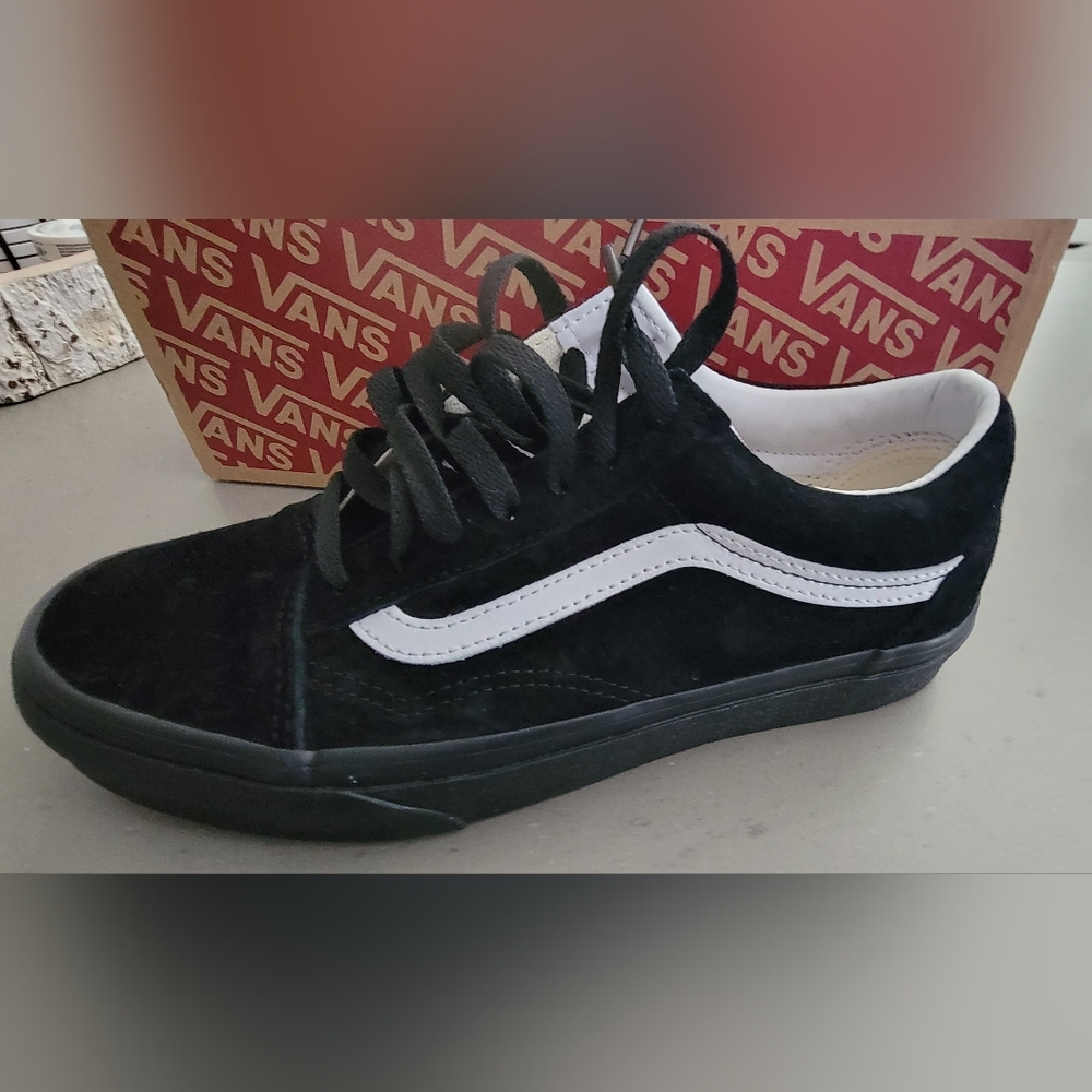 Vans Old Skool Black Pig Suede - Picture 2 of 7